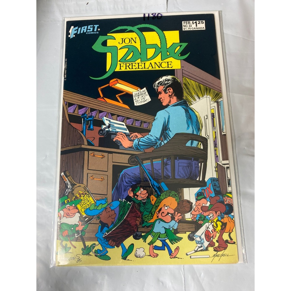 Jon‎ Sable Freelance 33 First Comics 1986 Mike Grell Copper Age Action Adventure